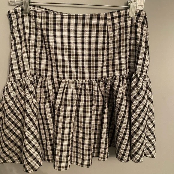 Gingham mini skirt - Picture 2 of 2